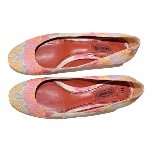 Missoni Ballet Flats Shoes Size 40 - Picture 5 of 10